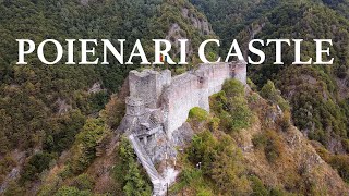 The real Draculas Castle  Poienari Castle Romania poenari castle cetatea poenari dracula [upl. by Nirik]