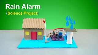 JLCPCB 1amp2 Layer PCB Assembly DIY Project Rain Alarm [upl. by Idnar]