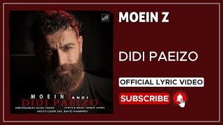 Moein Z  Didi Paeizo I Lyrics Video  معین زد  دیدی پاییزو [upl. by Skillern]