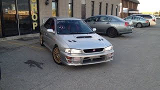 1999 JDM RHD Subaru WRX STI Version 5 in Toronto Canada RSMC 4WD Imported [upl. by Nikola]