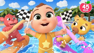 Swimming Pool Games🛟 Swimming Song More Lalafun Nursery Rhymes amp Original Kids Songs [upl. by Obaza]