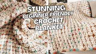 How to crochet the CLOUD BLANKET  Step by step tutorial  CJ Design Blog [upl. by Ijies]