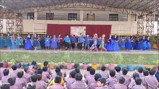 DAV HIGH SCHOOL KTPS PALVANCHA CHILDRENS DAY CELEBRATIONS DANCE PERFORMANCE BY CLASS II STUDENTS [upl. by Emerej]