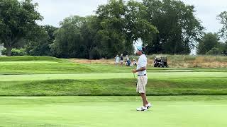 Jon Pannones winning putt in the RIGA Amateur today [upl. by Akinat]