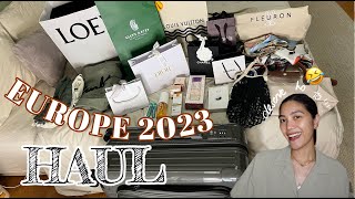 EUROPE HAUL 2023 GOYARD LOEWE CHANEL FLEURON REDLINE amp MORE SEPTEMBER 2023 [upl. by Giorgio52]