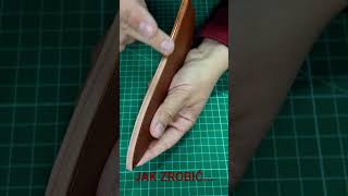 Jak zrobić idealną krawędź skóry leatherwork handmade diy [upl. by Finkelstein428]