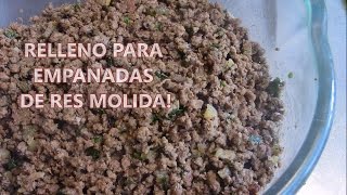 Como preparar carne molida [upl. by Kcirdle]