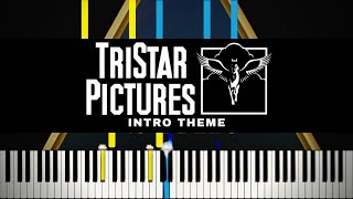 TriStar Pictures Intro 1984  Piano Tutorial [upl. by Nylesaj]