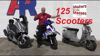 3 very different 125 scooters [upl. by Ninetta]