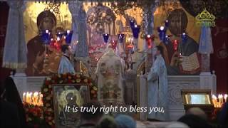 Orthodox Divine Liturgy  Praising the Mother of God [upl. by Okubo]