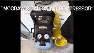 😱 Harbor Freight McGraw 3 Gallon Air Compressor SKoo unlicensedassassin [upl. by Indyc450]