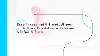 Assistenza Clienti TIM come contattare il servizio clienti Telecom [upl. by Immat]