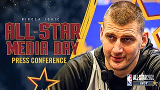 Nikola Jokić AllStar Weekend Media Day Press Conference 🎙 [upl. by Edda]