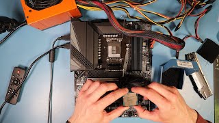 Gigabyte Z690 UD  Bent CPUSocket Pins Repair  LGA 1700 [upl. by Wohlert]