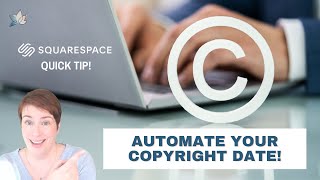 How to Automate the Copyright Date in Your Squarespace Website Footer [upl. by Akienaj516]