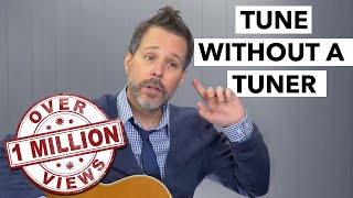 How to Tune Your Guitar Without a Tuner For Beginners [upl. by Akieluz144]