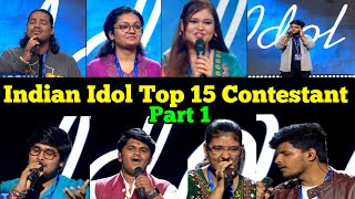 Indian Idol Top 15 Contestant  Indian Idol 2024 Saturday Episode  Indian Idol season 15 [upl. by Munn]