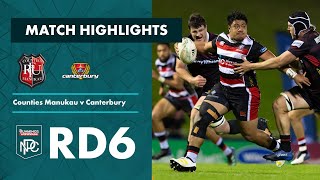 RD 6 HIGHLIGHTS Counties Manukau v Canterbury Bunnings NPC 2023 [upl. by Leihcim]