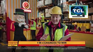 McDonalds Monopoly NZ News Excite Confetti Cannon V2 15 Seconds [upl. by Virgie]