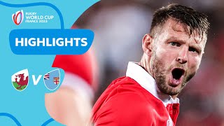 LAST MINUTE DRAMA  Wales v Fiji  Rugby World Cup 2023 Highlights [upl. by Levison379]