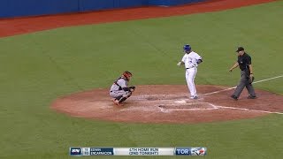 Encarnacion hits second home run of the game [upl. by Assirral]