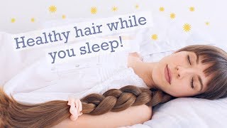 PROTECTIVE SLEEP HAIRSTYLES Haircare tips for healthy amp beautiful hair [upl. by Tiana]