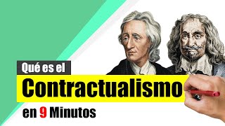 ¿Qué es el CONTRACTUALISMO  Resumen  Las ideas de Thomas Hobbes John Locke y JJ Rousseau [upl. by Hagerman]