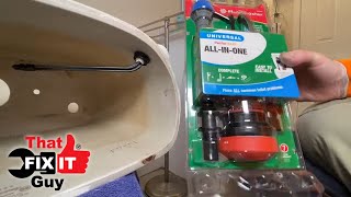 Dont Replace Your Toilet Replace The Toilet Tank Parts [upl. by Hnid]