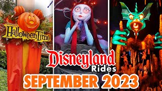 Disneyland Rides  September 2023 POVs 4K 60FPS [upl. by Esille]