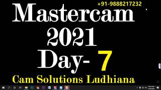 Mastercam Day7 Transform  Mastercam 2023 cnc Programming tutorial in hindi [upl. by Wendt]