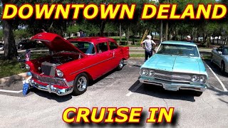 Car Show Downtown Deland Cruise In carshow classiccars showcar carenthusiast cars [upl. by Basilius]