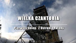 Wielka i Mała Czantoria zimą z Ustronia skrót trasy [upl. by Irap]