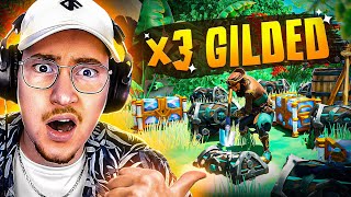 JE VOLE 3 GILDED SUR CE SERVEUR  😱 Sea of Thieves [upl. by Nerdna]