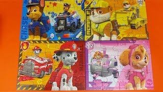 Paw Patrol Ravensburger Puzzle Chase Marshall Rubble Skye Psi Patrol puzzle [upl. by Lisabet853]