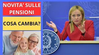 NOVITA SULLE PENSIONI [upl. by Zamora]