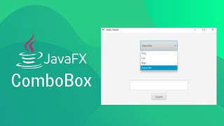 JavaFX and Scene Builder  ComboBox [upl. by Niledam]