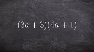 Multiply Two Binomials Using FOIL  Math Tutorial [upl. by Erreit]