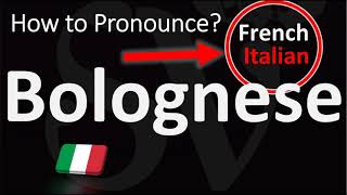 How to Pronounce Bolognese CORRECTLY Italian VS English [upl. by Mailliw]