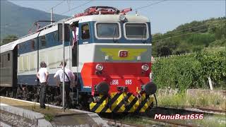 TRENO STORICO NAPOLI CENTRALEBENEVENTO TRAINATO DAL E656093 [upl. by Noret]