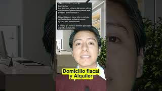 Domicilio Fiscal y alquiler Sunat [upl. by Ahsatam868]