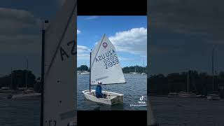 Youth Opti Sailing Practice sailboatracing gulfshores youthsailing optisailing naples [upl. by Suoilenroc950]