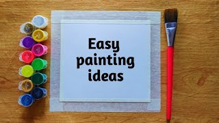 Easy watercolor painting ideas for beginners  step by step tutorial  Artwork by vishal [upl. by Ettenahc]