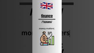 How to Pronounce finance in EnglishBritish Accent britishpronounciation learnenglish [upl. by Kissel]