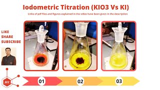 Iodometric Titration  Redox Titration  Estimation of KI  Potassium Iodate  Potassium Iodide [upl. by Haidadej15]