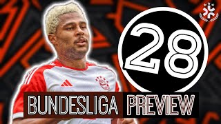 Bundesliga Preview 28  Predictions Aufstellungen amp Topspieler🏆🔥 [upl. by Tamra]