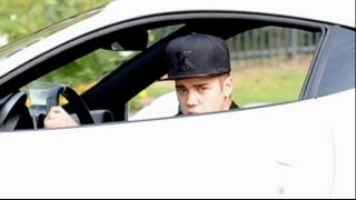 Justin Bieber Confronted by NFL Star Keyshawn Johnson Takes Issue With Stars Alleged Speeding [upl. by Pilloff]