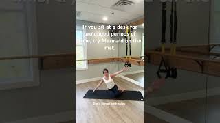 shorts pilateshomeworkout pilatesforbeginners mermaid matpilates movement disney [upl. by Ecirtaemed]