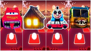 Pixel Car Mcqueen 🌟 Spider House Head 🌟 Thomas The Train EXE 🌟 Bus Eater ☄️ Tiles Hop EDM Rush [upl. by Ayetal361]