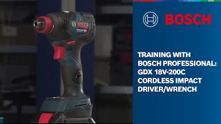 Training with Bosch Professional GDX 18V200C Cordless Impact DriverWrench [upl. by Buna791]