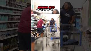 Bumping into carts prank funnyprank funny prankideas [upl. by Bigod]